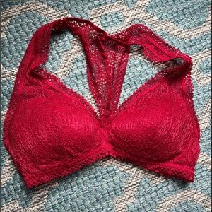 Victoria’s secret Red Lace bra size small